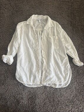 Old Navy linen button-down shirt